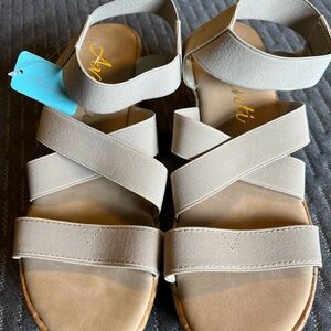 Avanti wedge sandals.